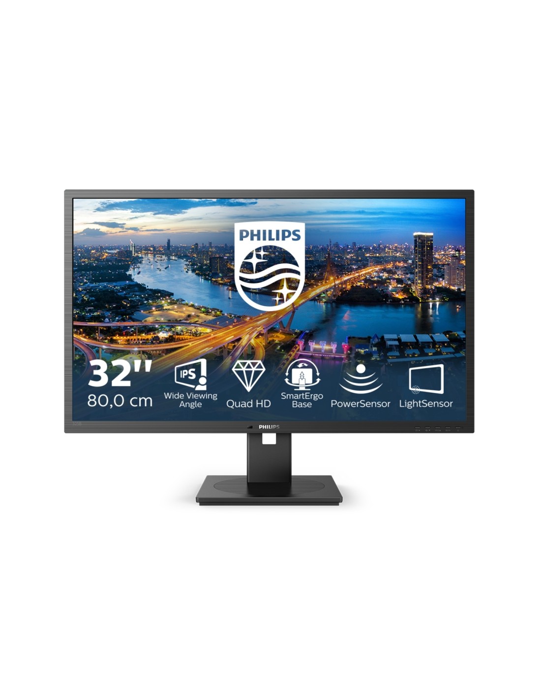 PHILIPS B Line pantalla para PC 31.5P 2K Ultra HD LCD Negro