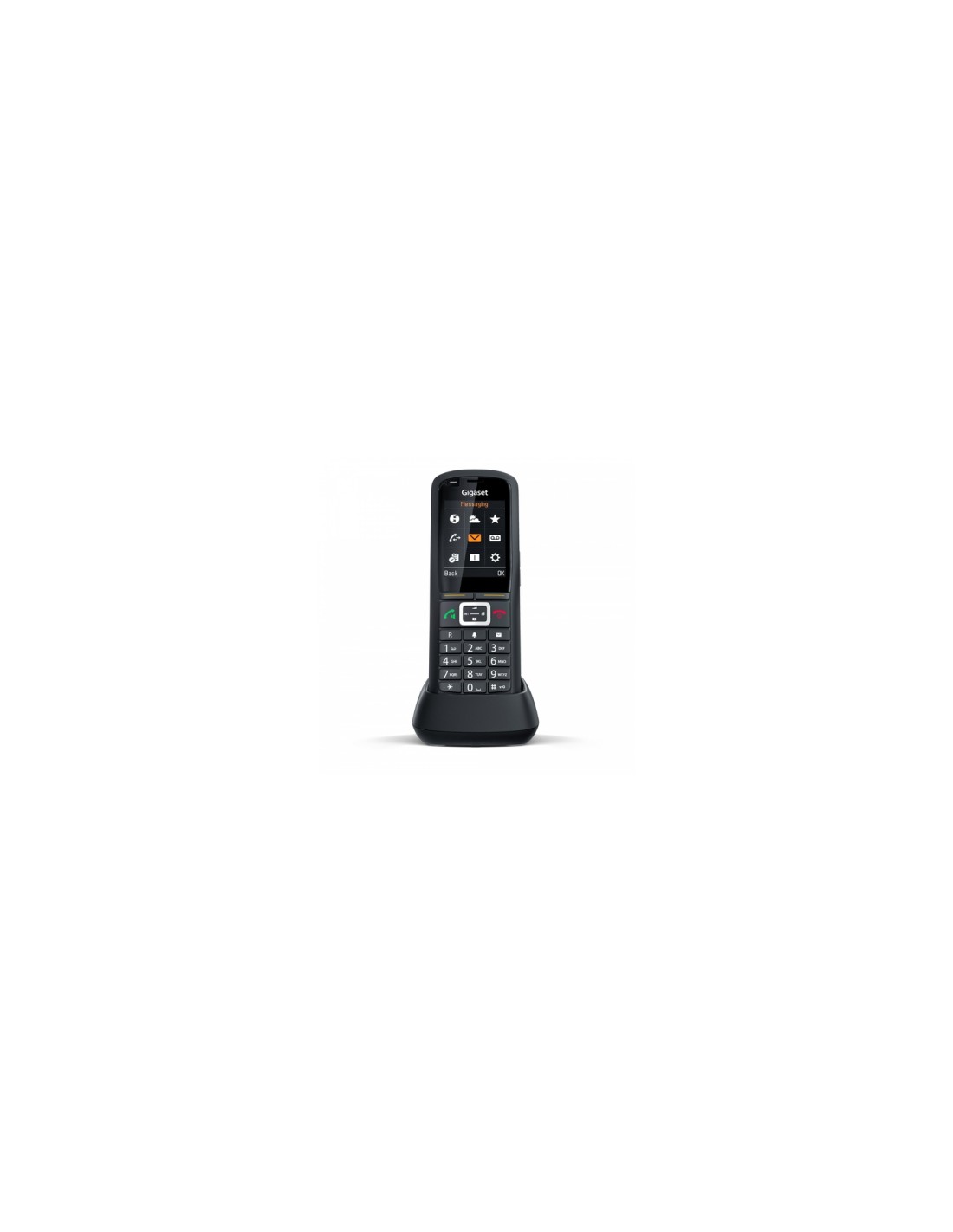 Gigaset R700H PRO Teléfono DECT Identificador de llamadas Negro