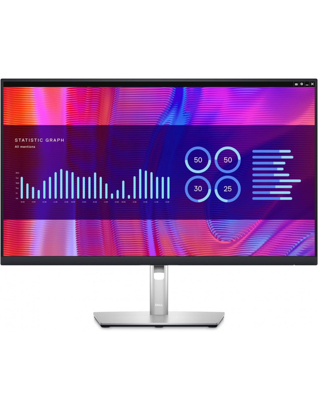 DELL P Series P2723DE 68,6 cm (27") 2560 x 1440 Pixeles Quad HD LCD Negro, Plata
