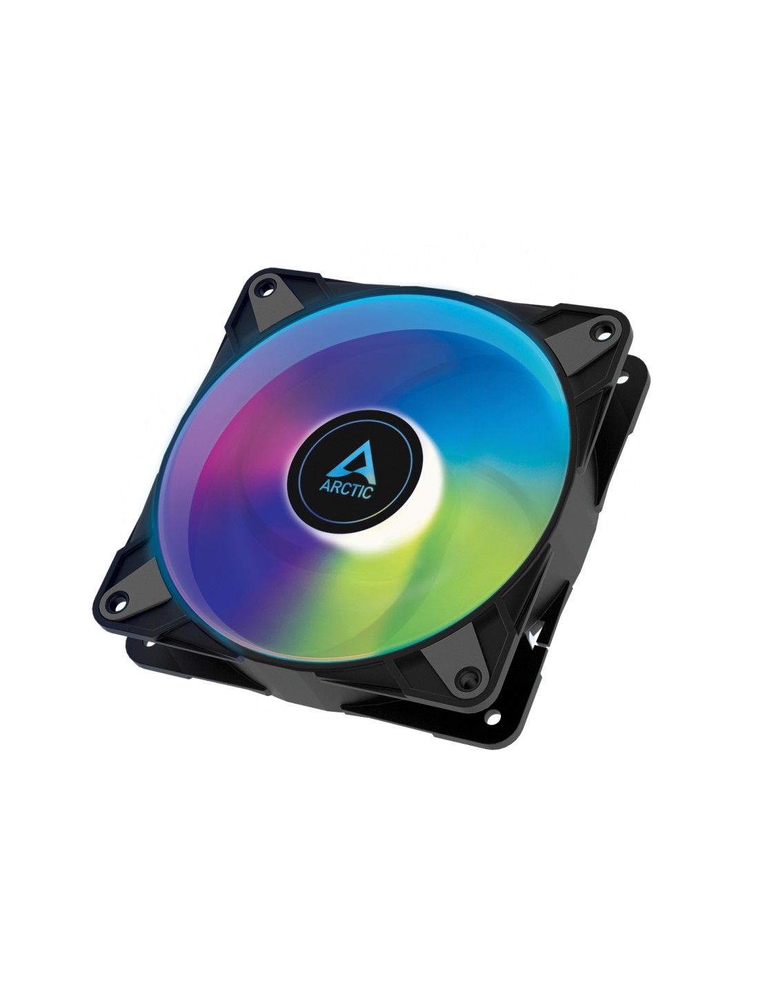 ARCTIC P12 PWM PST A-RGB 0dB Carcasa del ordenador Ventilador 12 cm Negro, Blanco 1 pieza(s)