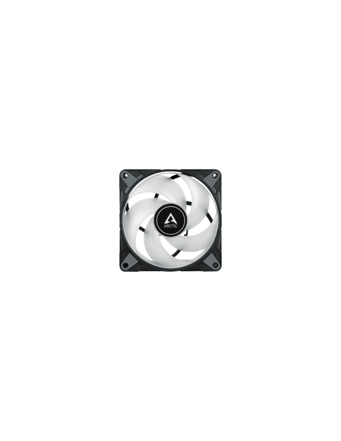 ARCTIC P12 PWM PST A-RGB 0dB Carcasa del ordenador Ventilador 12 cm Negro, Blanco 1 pieza(s)