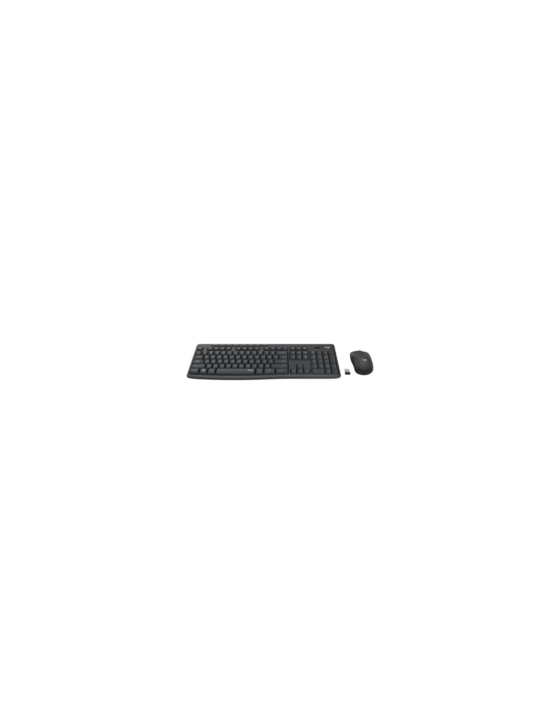 Logitech MK295 Silent Wireless Combo teclado Ratón incluido Oficina USB QWERTZ Alemán Grafito