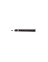 LogiLink PDU8C01 unidad de distribución de energía (PDU) 8 salidas AC 1U Negro