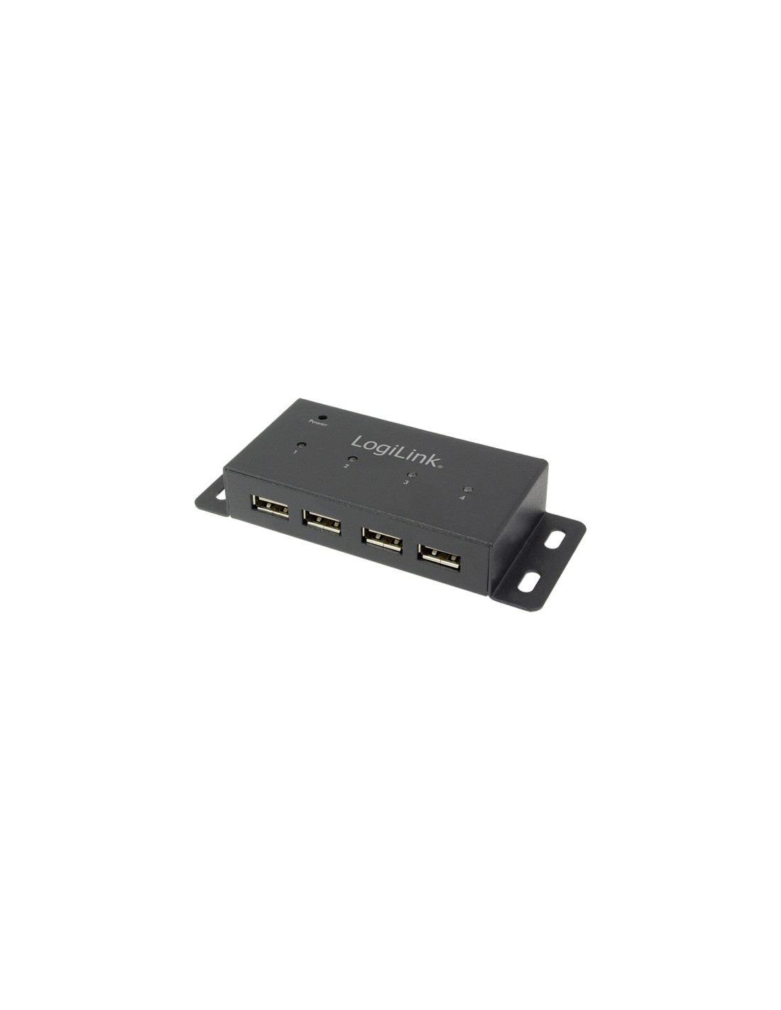 LogiLink UA0141A hub de interfaz 480 Mbit/s Negro