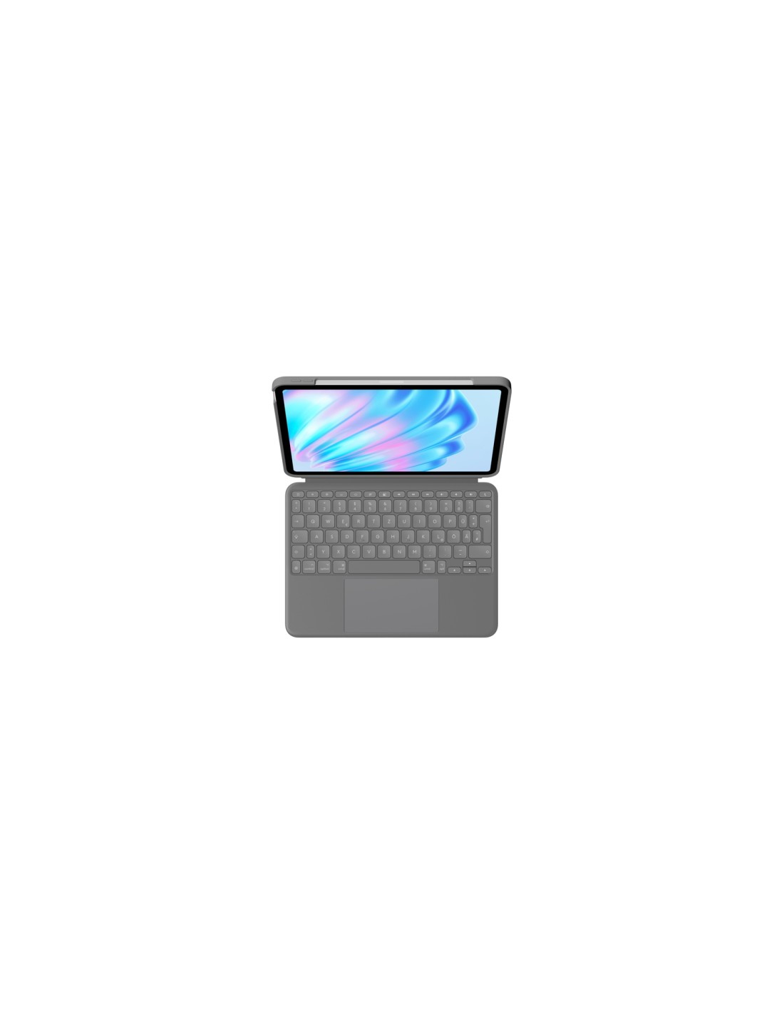 Logitech Combo Touch QWERTZ Alemán Smart Connector Gris