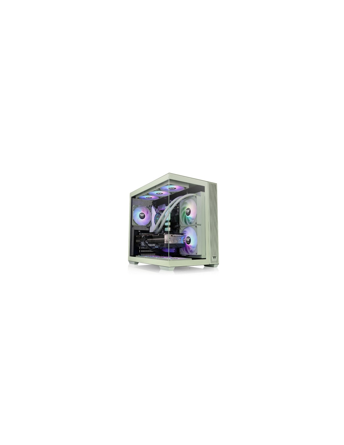 Thermaltake View 380 TG ARGB Matcha Green Midi Tower Verde