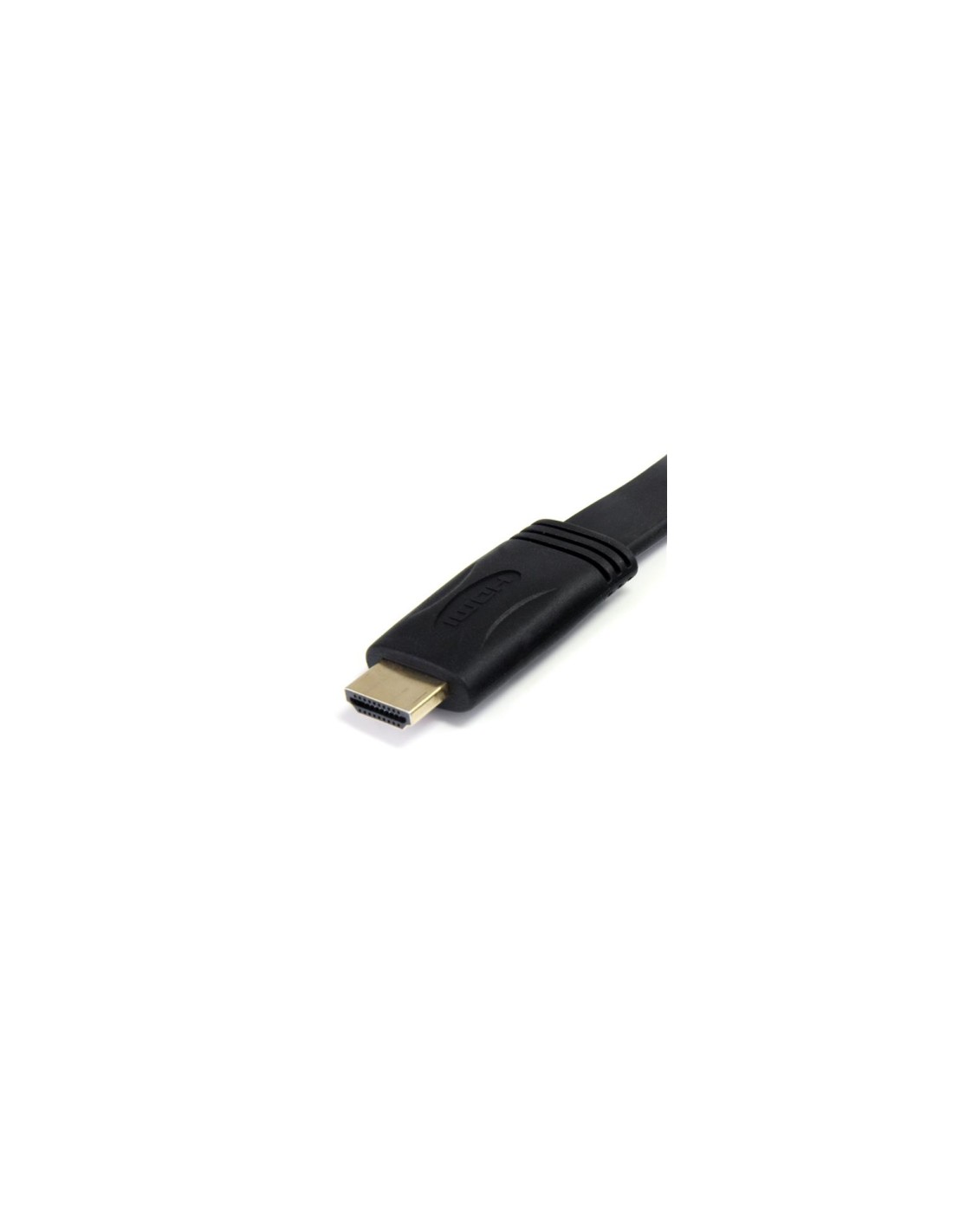StarTech.com Cable HDMI de alta velocidad con Ethernet Plano - Macho a Macho - Ultra HD 4k x 2k - 5m Negro