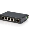 StarTech.com Switch Conmutador Industrial Ethernet de 5 Puertos RJ45 de Montaje en Carril DIN - Negro
