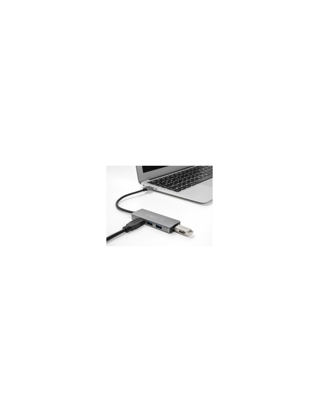 DeLOCK Concentrador USB 5 Gbps de 4 puertos con conector USB Tipo-A - Puertos USB Tipo-A en el lateral
