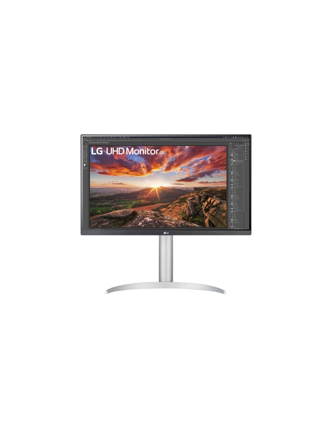 LG 27UP850K-W.AEU monitor pantalla para PC 68,6 cm (27") 3840 x 2160 Pixeles 4K Ultra HD LED Negro