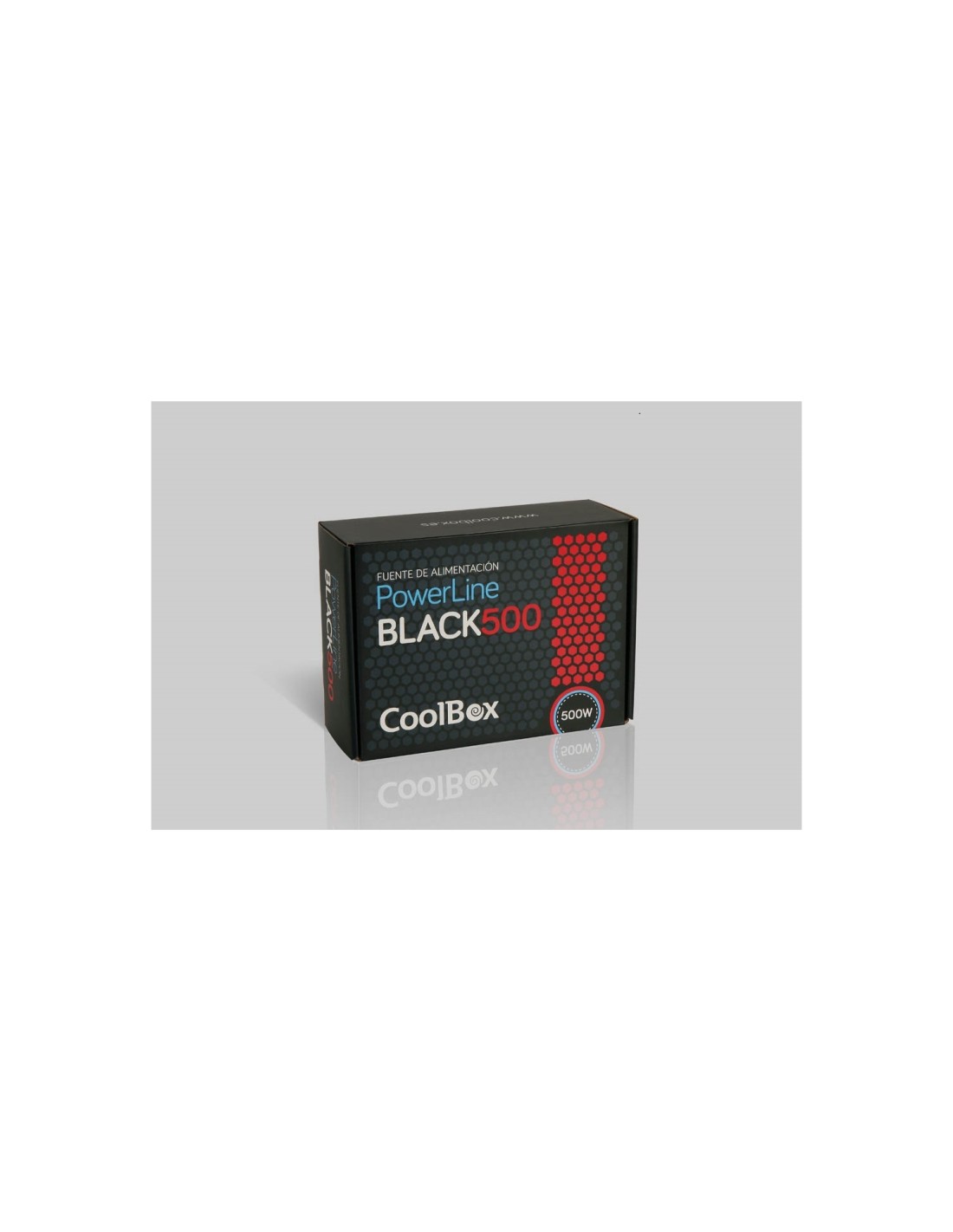 FUENTE ALIMENTACION 500W COOLBOX POWERLINE PFC-PASIVO 3SATA 12CM ATX