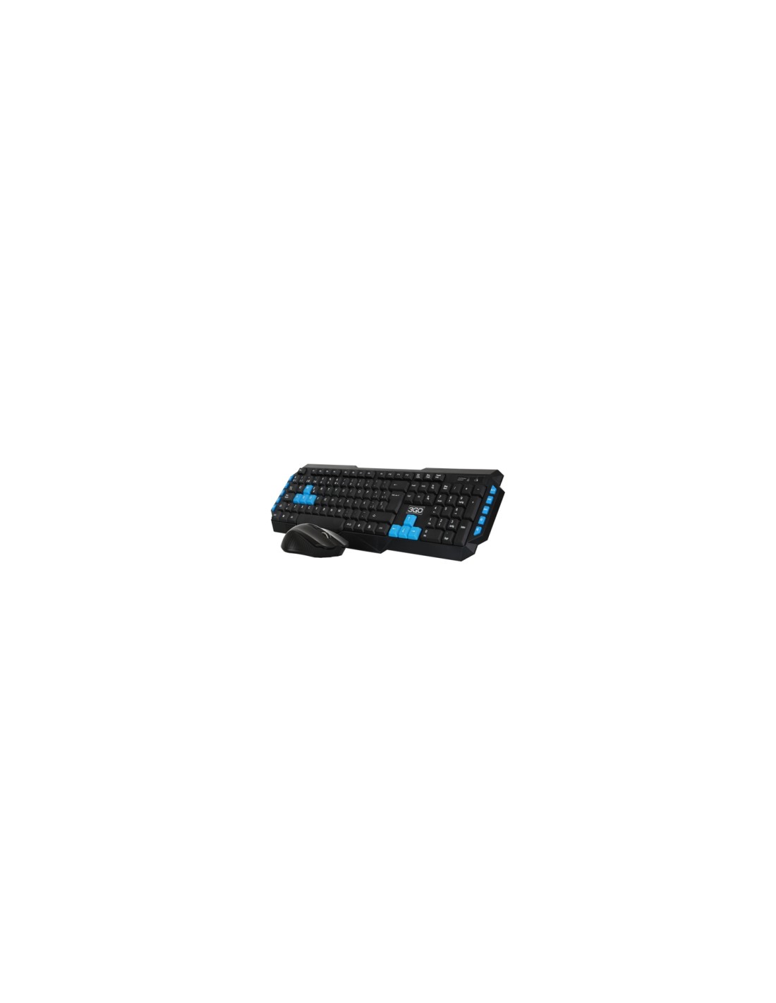3GO COMBODRILEH2 teclado Ratón incluido Juego USB QWERTY Negro