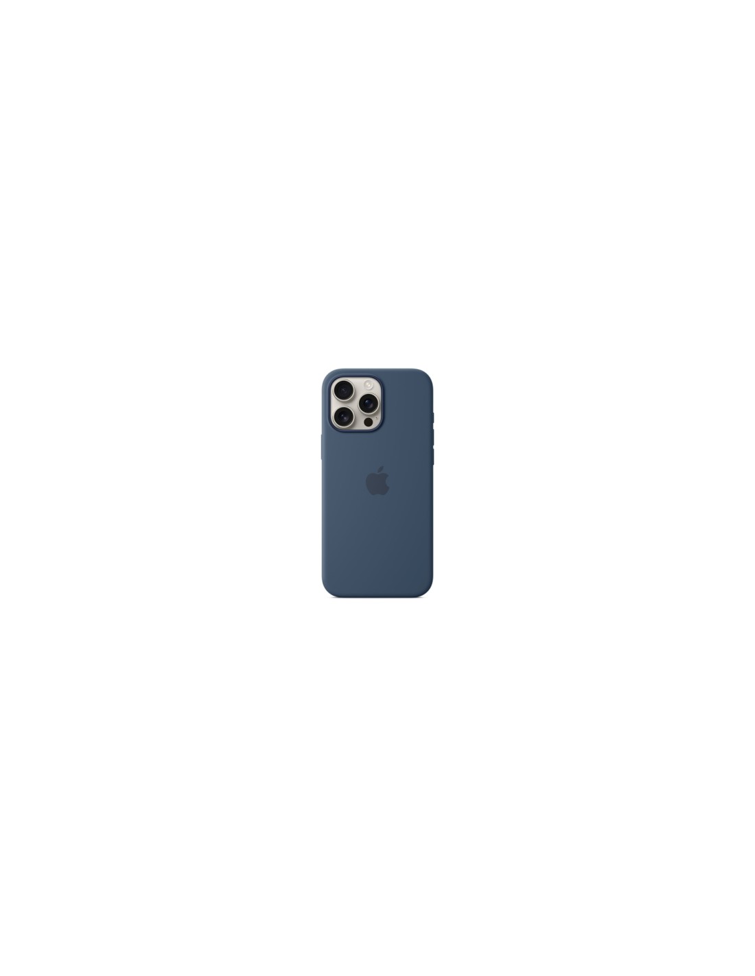 Apple Funda de silicona con MagSafe para el iPhone 16 Pro Max - Azul denim