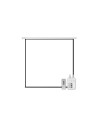 Pantalla electrica videoproyector phoenix pared y techo 135p 2.4mx2.4m posicion ajustable carcasa blanca tela super resistente P