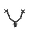 CoolBox Soporte de brazos neumáticos para dos monitores M02D