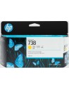 HP Cartucho de tinta amarilla DesignJet 738 de 130 ml