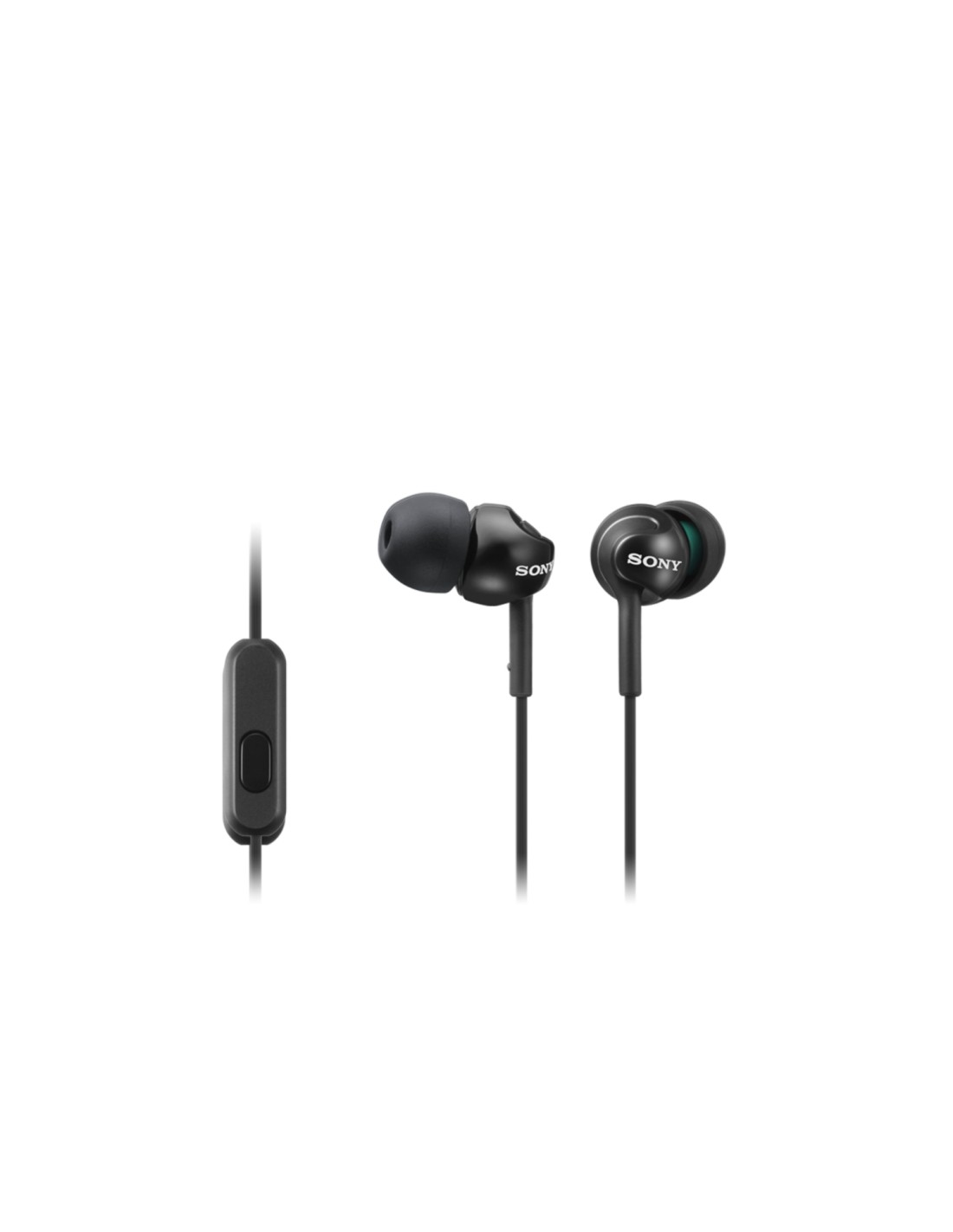 Sony MDR-EX110AP Auriculares boton conector 3.5mm negro