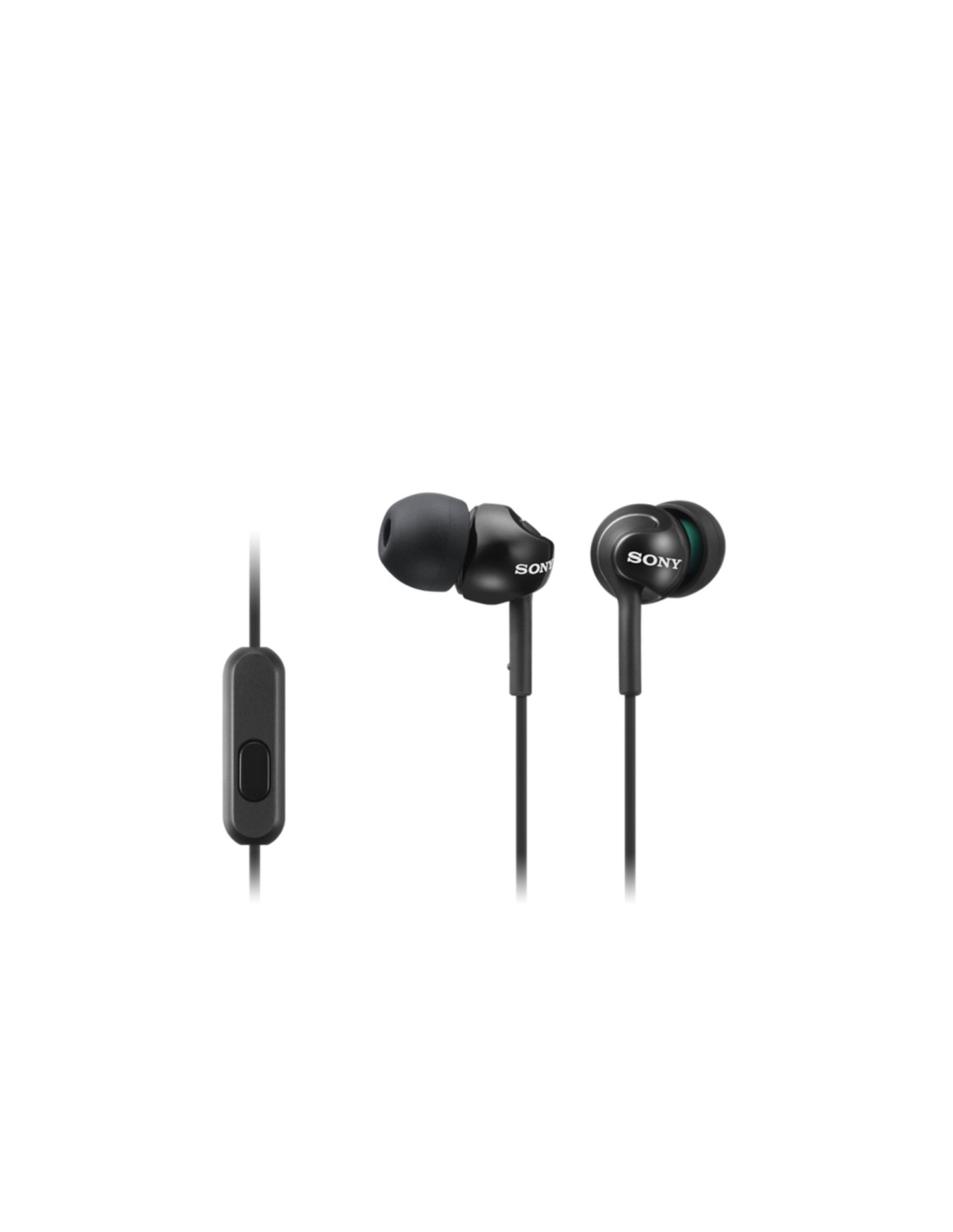 Sony MDR-EX110AP Auriculares boton conector 3.5mm negro