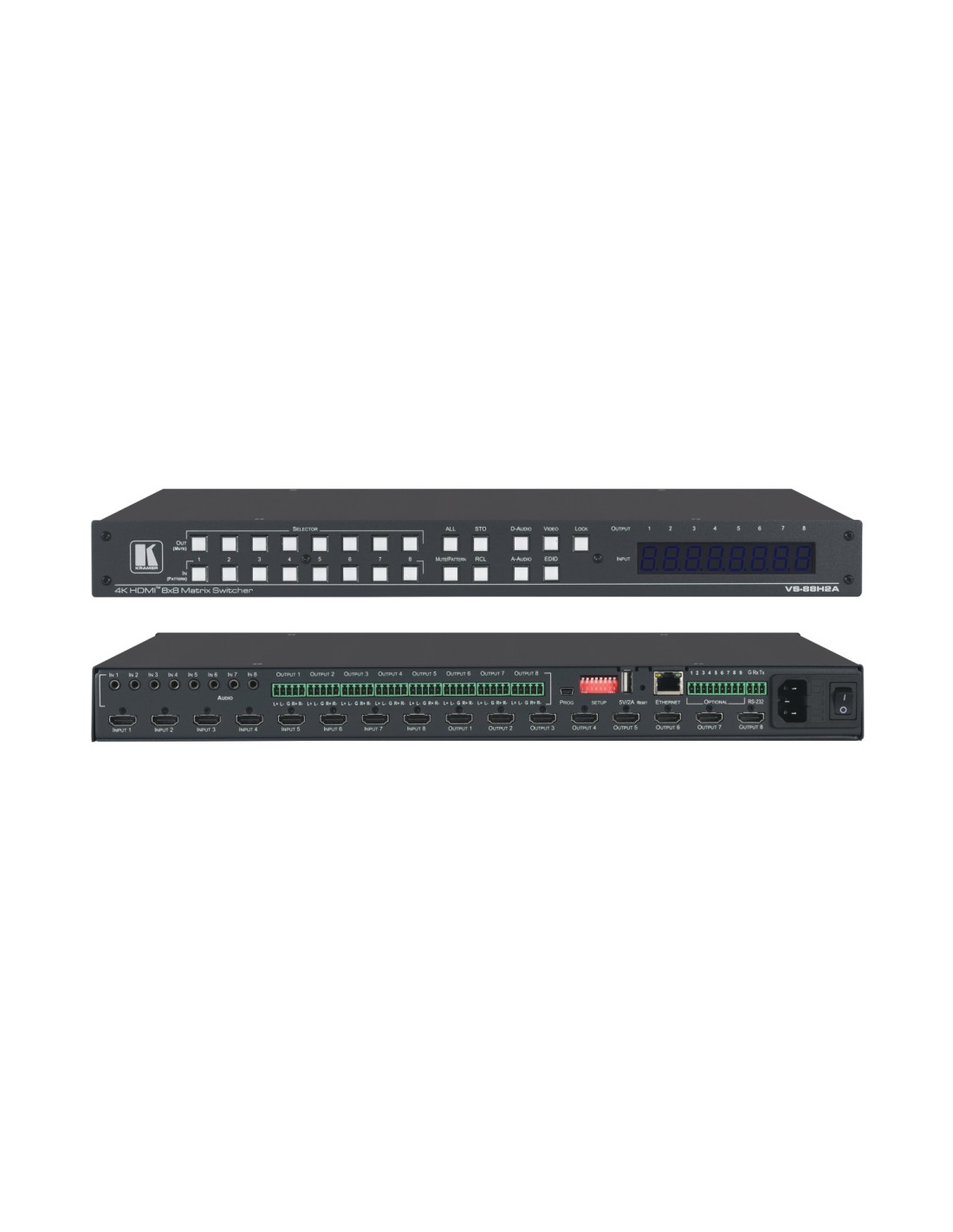 Kramer Electronics VS-88H2A interruptor de video HDMI