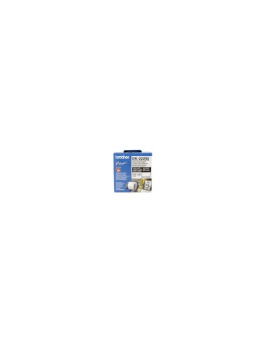 Brother DK-22205 cinta para impresora de etiquetas Negro sobre blanco