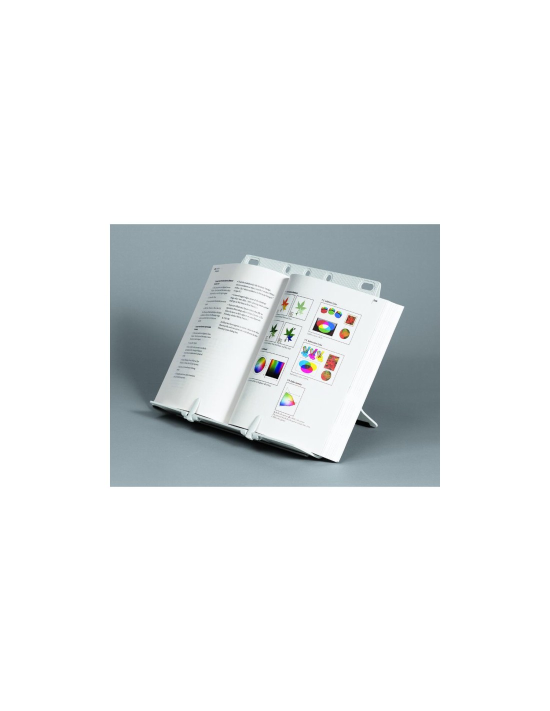 FELLOWES 21140 ATRIL SOBREMESA PARA LIBRO PLATA