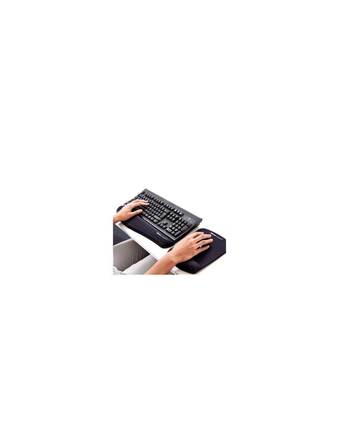 FELLOWES PLUSHTOUCH REPOSAMUÍ?ECAS RATON NEGRO 9252003