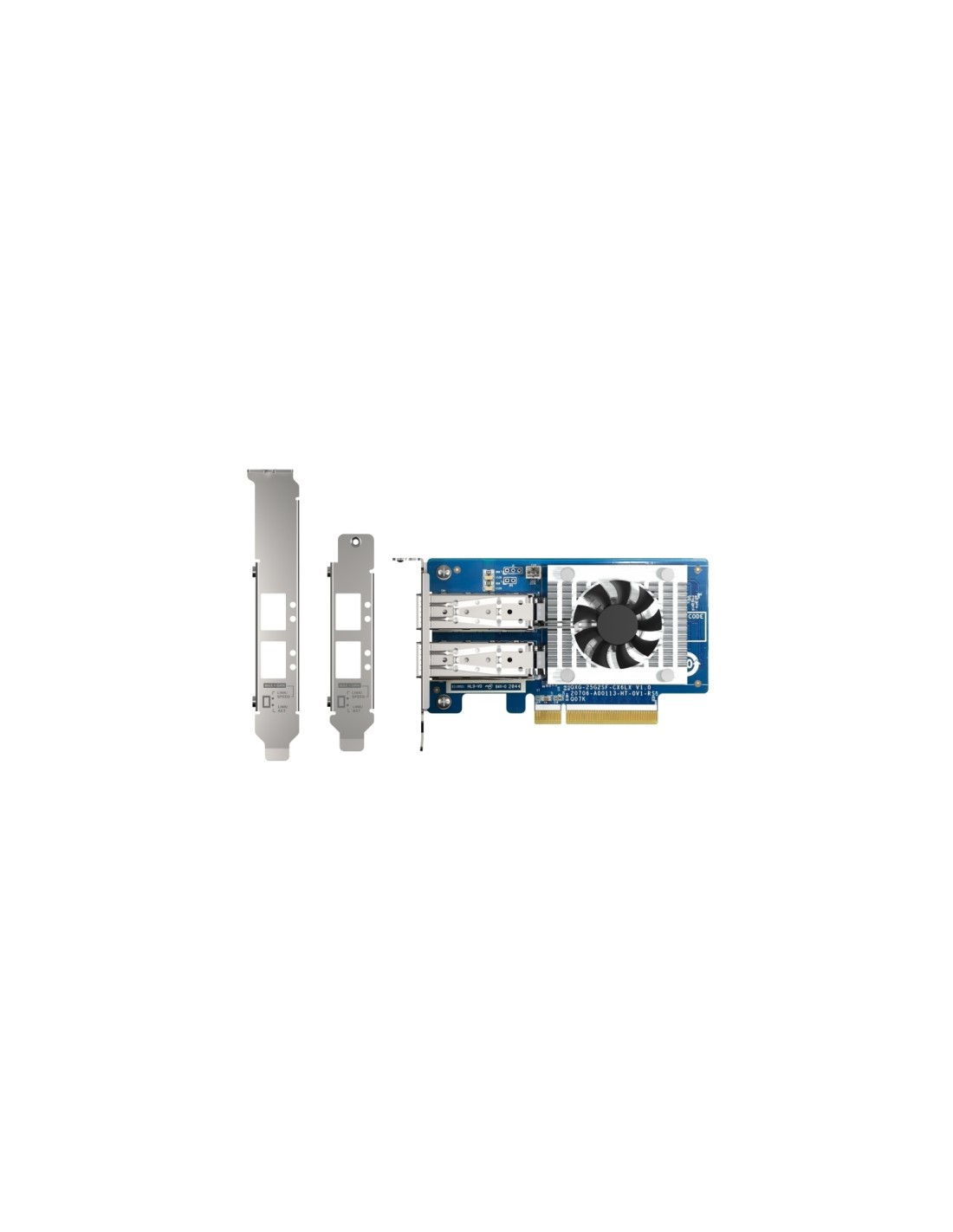 QNAP adaptador y tarjeta de red Interno Fibra 25000 Mbit/s PCI Express