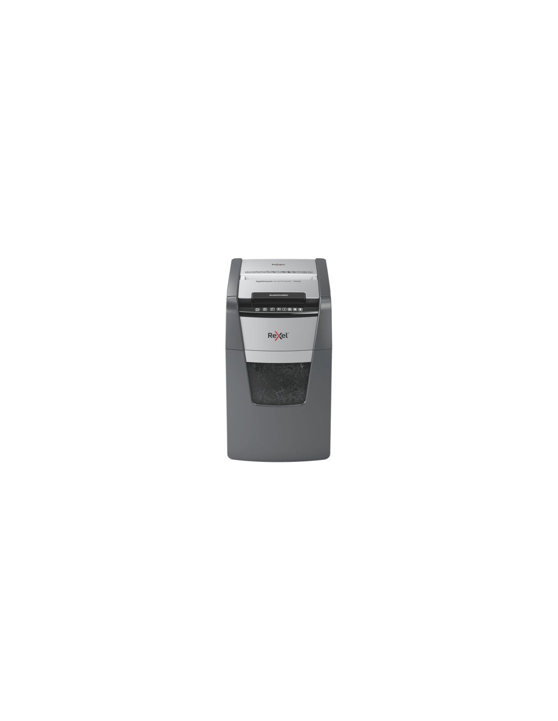 Rexel Optimum AutoFeed+ 150X triturador de papel Corte cruzado 55 dB 22 cm Negro, Plata
