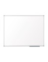 Nobo Pizarra blanca Basic magnética de acero 900x600 mm con marco básico