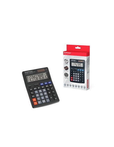 ErichKrause DC-4512 calculadora Escritorio Calculadora básica Negro