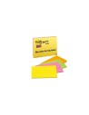 3M 6845-SSP nota autoadhesiva Rectángulo Multicolor 45 hojas Autoadhesivo
