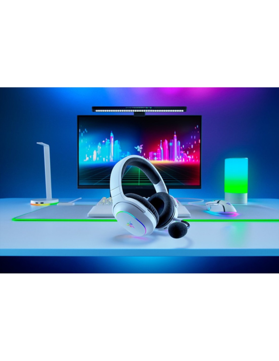 Razer Barracuda X Chroma Auriculares Inalámbrico Diadema Juego USB Tipo C Bluetooth Blanco