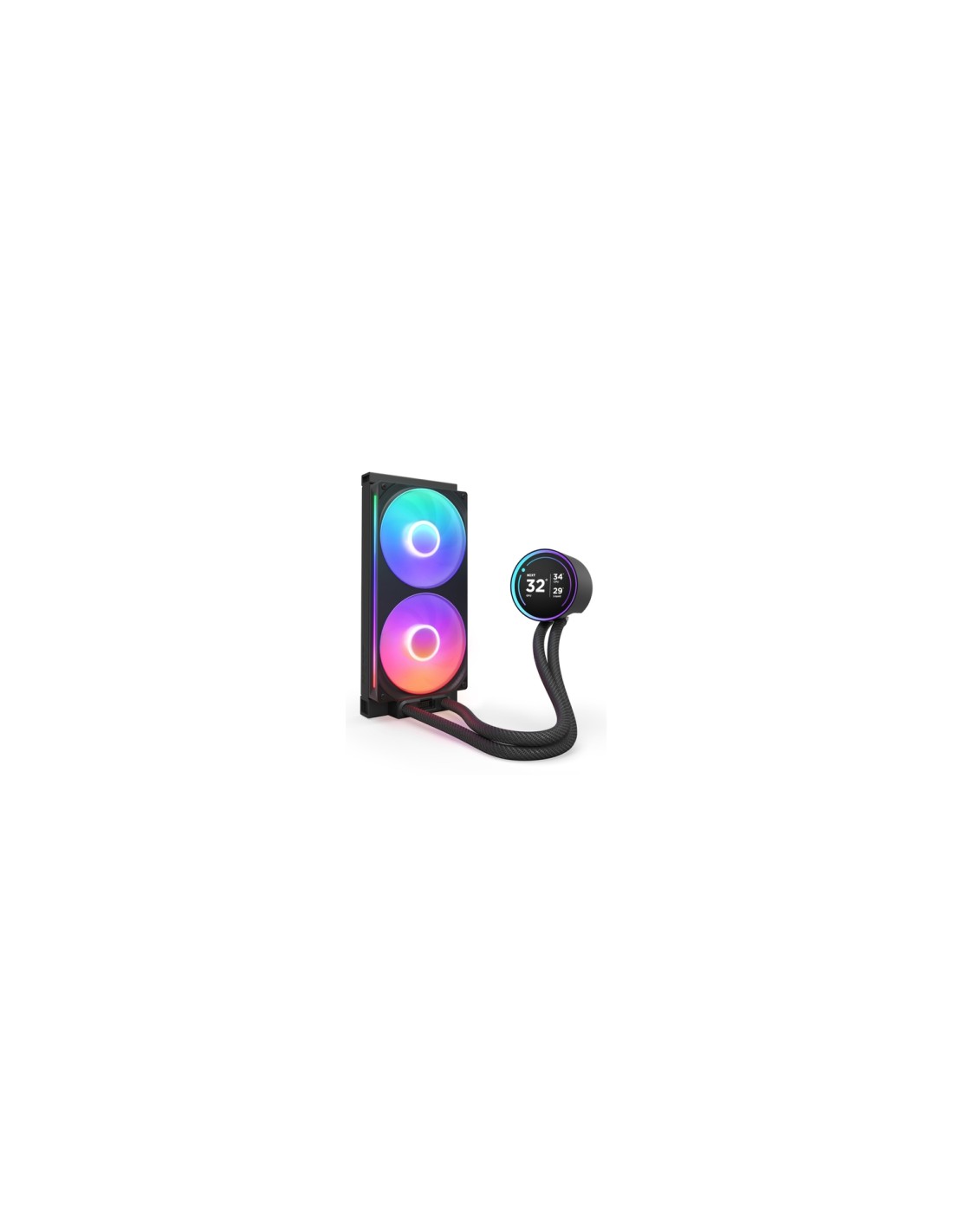 NZXT Kraken Elite 280 RGB Procesador Sistema de refrigeración líquida todo en uno 14 cm Negro 1 pieza(s)