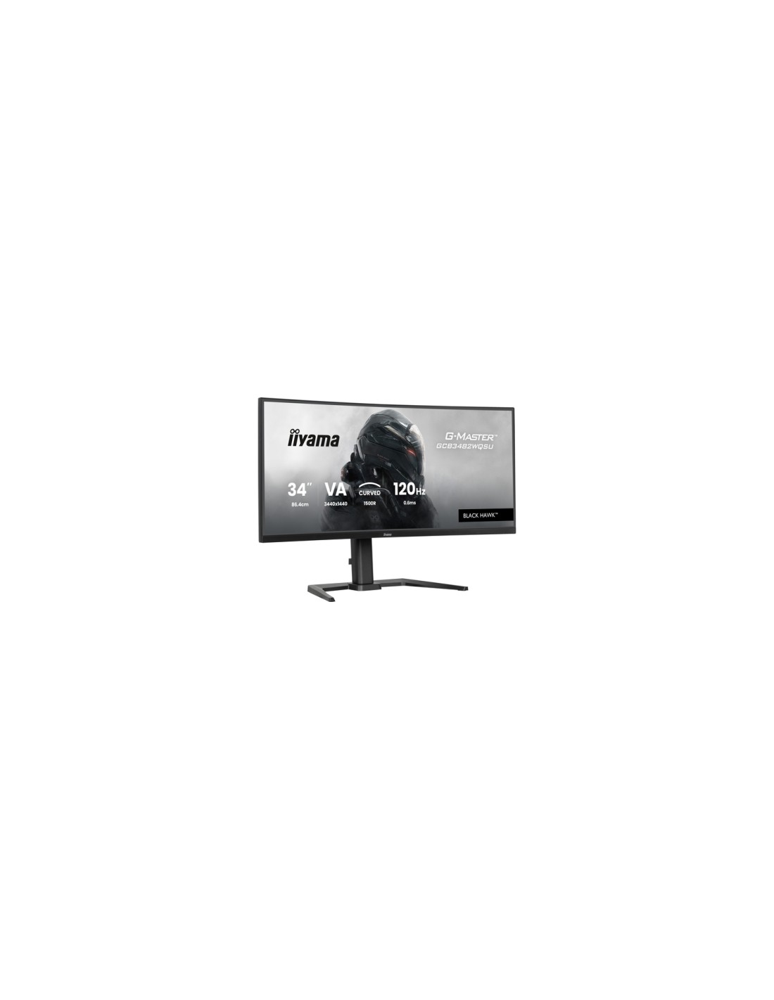 iiyama GCB3482WQSU-B1 pantalla para PC 86,4 cm (34") 1440 x 3440 Pixeles UltraWide Quad HD LED Negro
