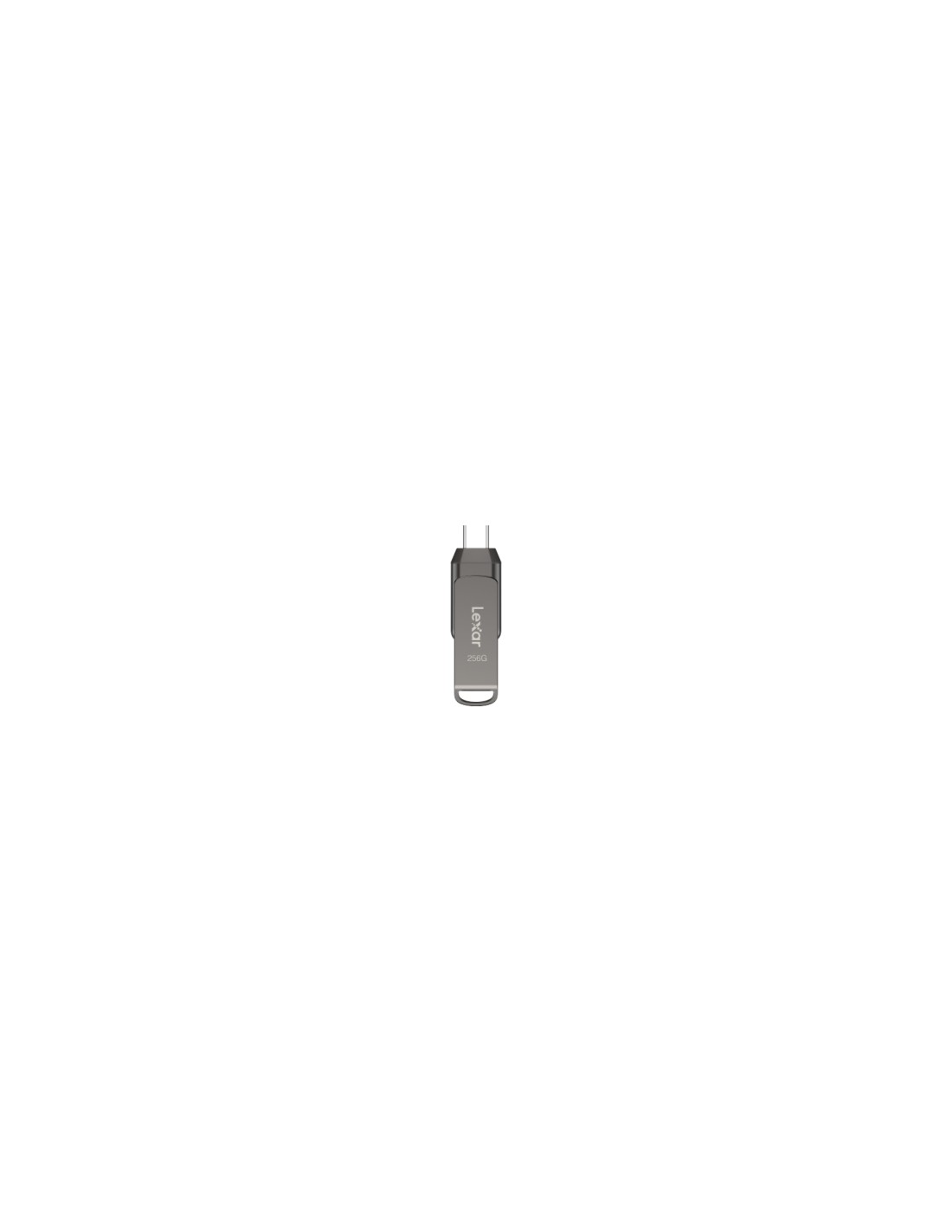 Lexar JumpDrive LJDD400256G-BNQNG unidad flash USB 256 GB USB Tipo C 3.2 Gen 1 (3.1 Gen 1) Gris
