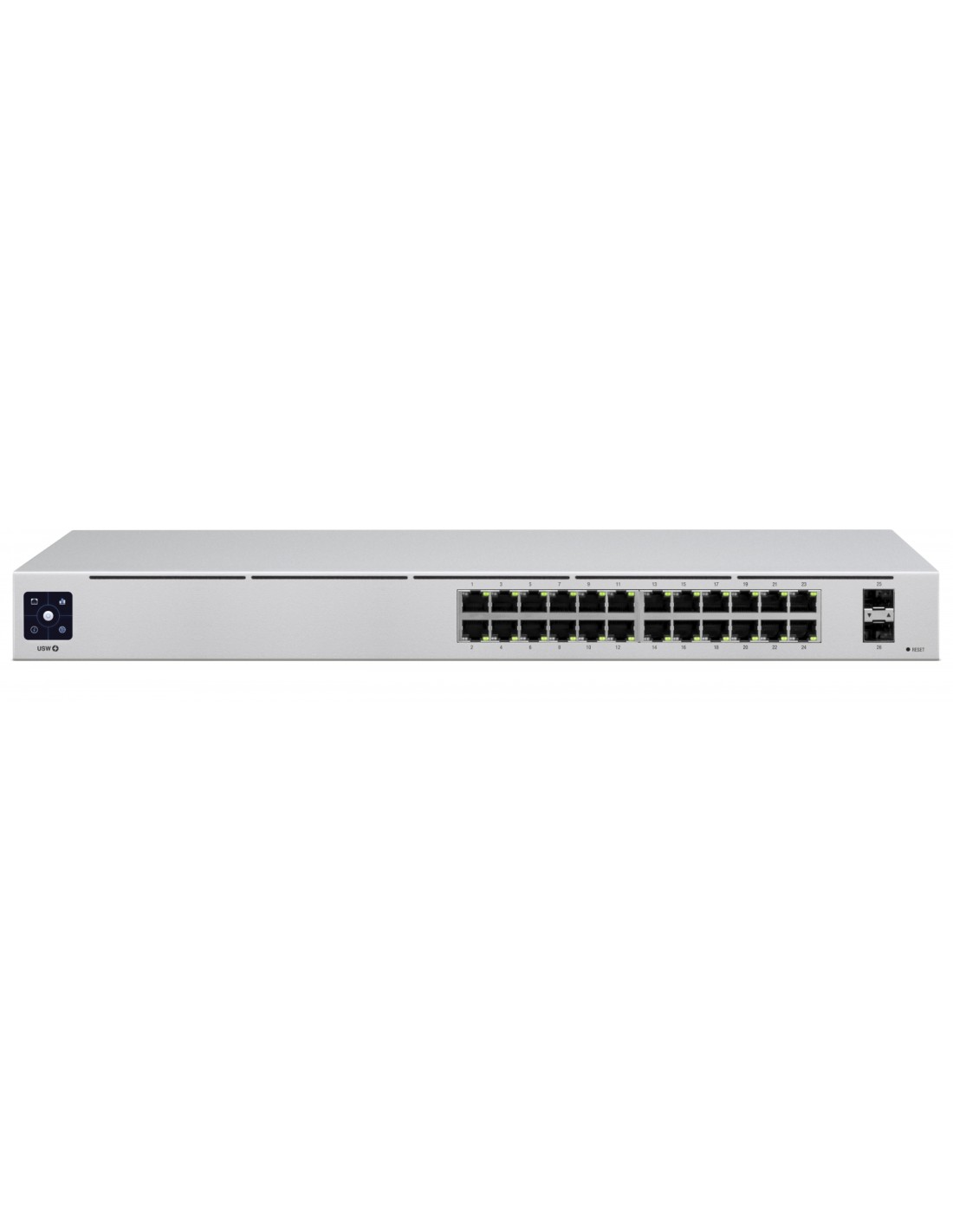 Ubiquiti Networks uniFi USW-24 Switch gestionado L2 gigabit ethernet 10/100/1000 24puertos plata