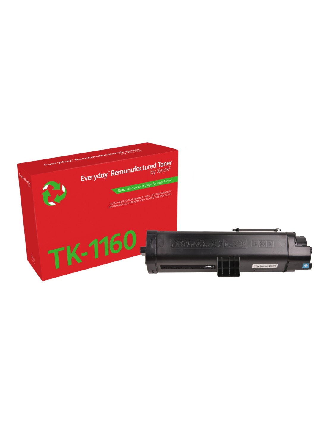 Remanufacturado Everyday Tóner Everyday? Negro remanufacturado de Xerox es compatible con Kyocera TK-1160, Capacidad estándar