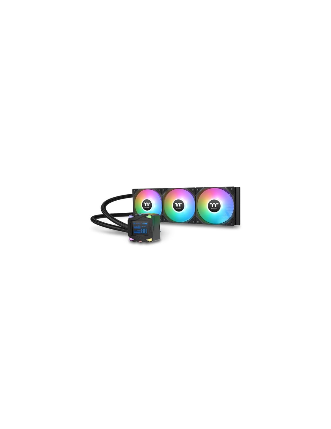 Thermaltake LA360-S ARGB Placa base Kit de refrigeración líquida 12 cm Negro 1 pieza(s)