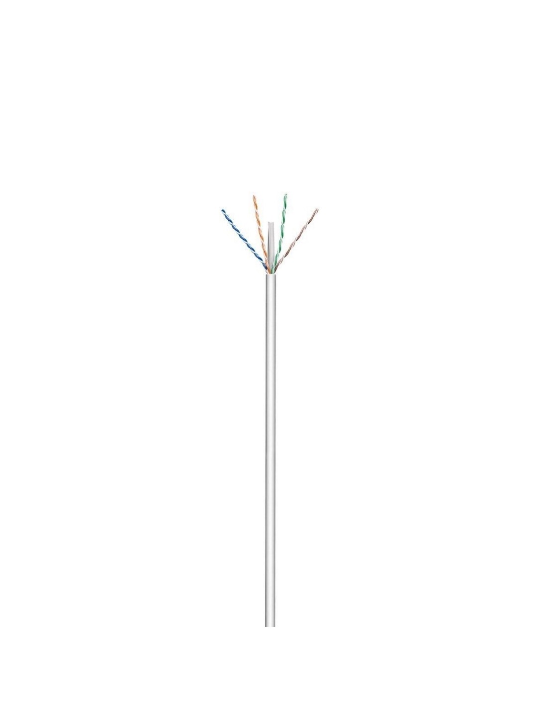 EWENT cable de red Cat6 U/UTP (UTP) 305 m Gris