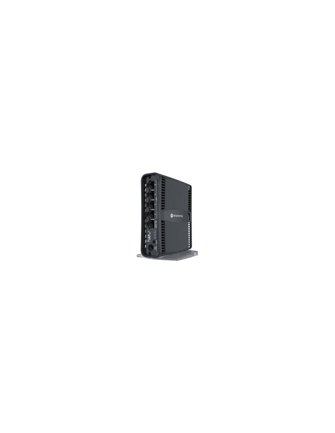 Mikrotik hAP ax2 router inalámbrico Gigabit Ethernet Doble banda (2,4 GHz / 5 GHz) Negro