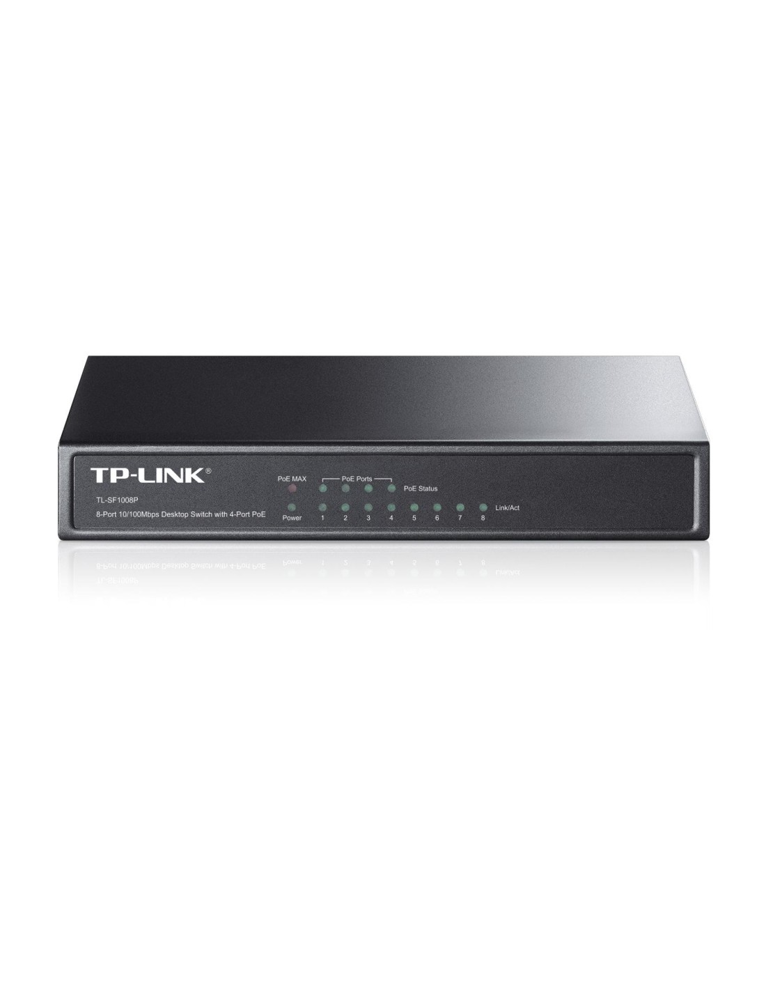 SWITCH TP-LINK 8 PTOS 10/100 POE TL-SF1008P