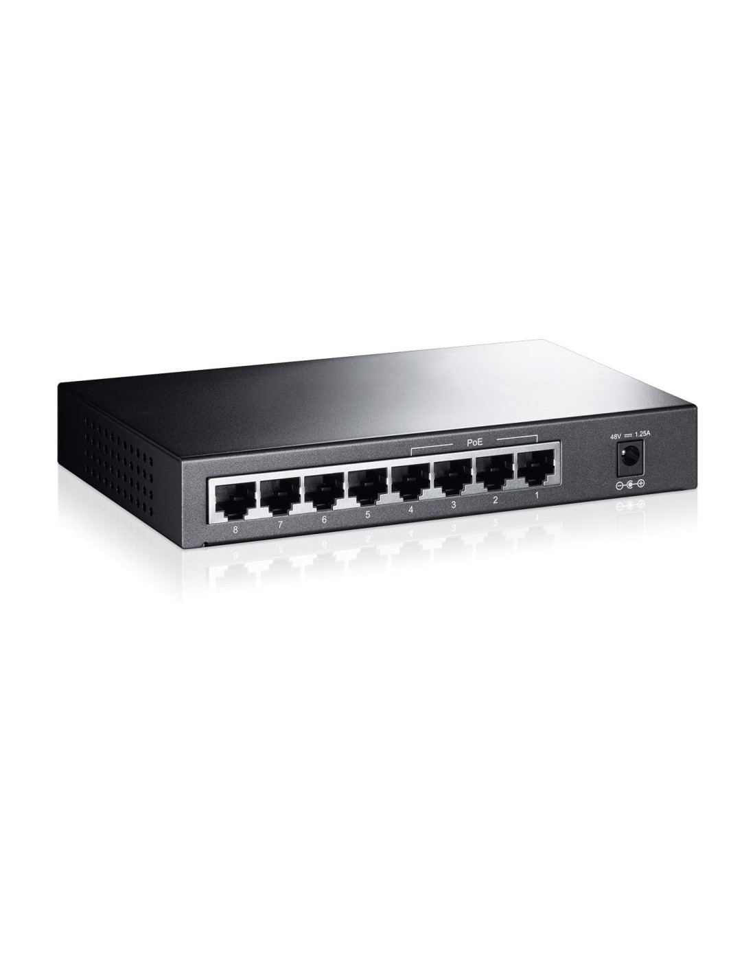 SWITCH TP-LINK 8 PTOS 10/100 POE TL-SF1008P