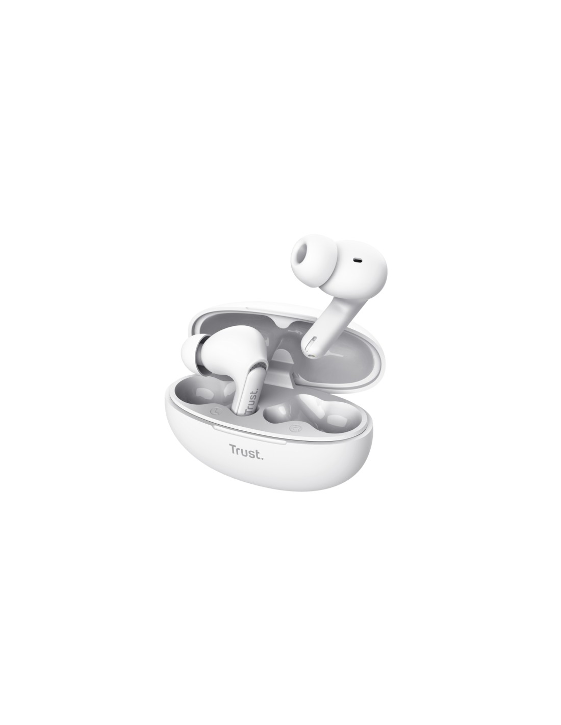 Trust Yavi Auriculares True Wireless Stereo (TWS) Dentro de oÍ­do Llamadas/Música USB Tipo C Bluetooth Blanco