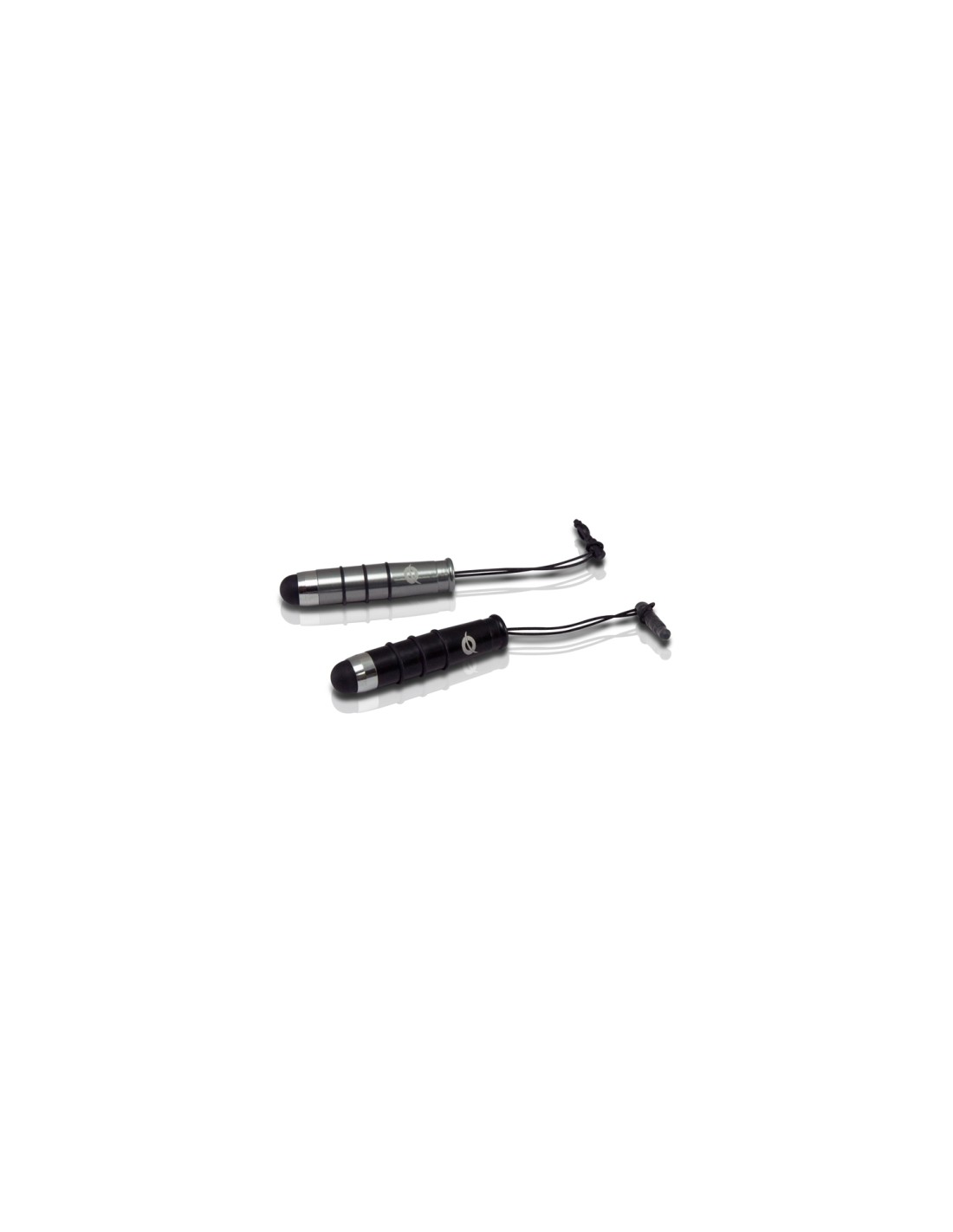Conceptronic CSTYLUSMINI2P lápiz digital 11 g Negro, Plata