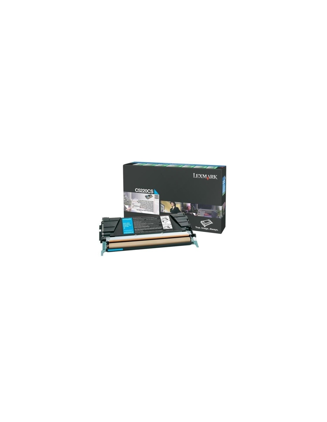 Lexmark C5220CS cartucho de tóner 1 pieza Original Cian