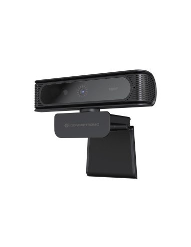 Conceptronic AMDIS09B cámara web 2 MP 1920 x 1080 Pixeles USB 2.0 Negro