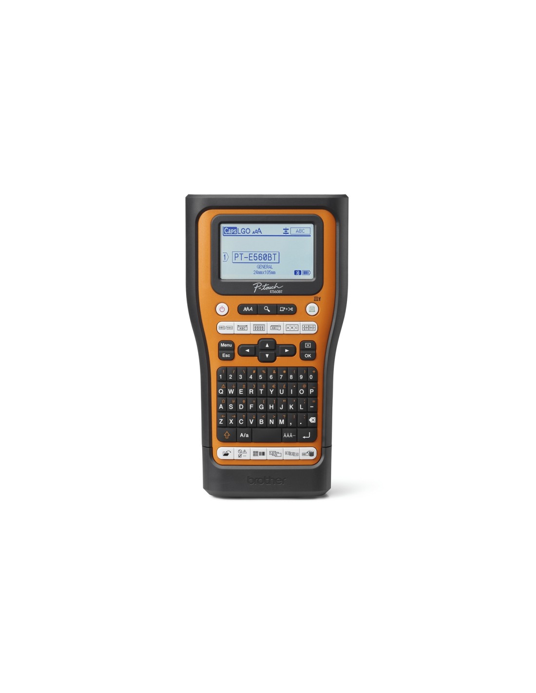 Brother PTE560BTVPQL1 impresora de etiquetas Transferencia térmica 180 x 180 DPI 20 mm/s Inalámbrico y alámbrico HSE/TZe Bluetoo