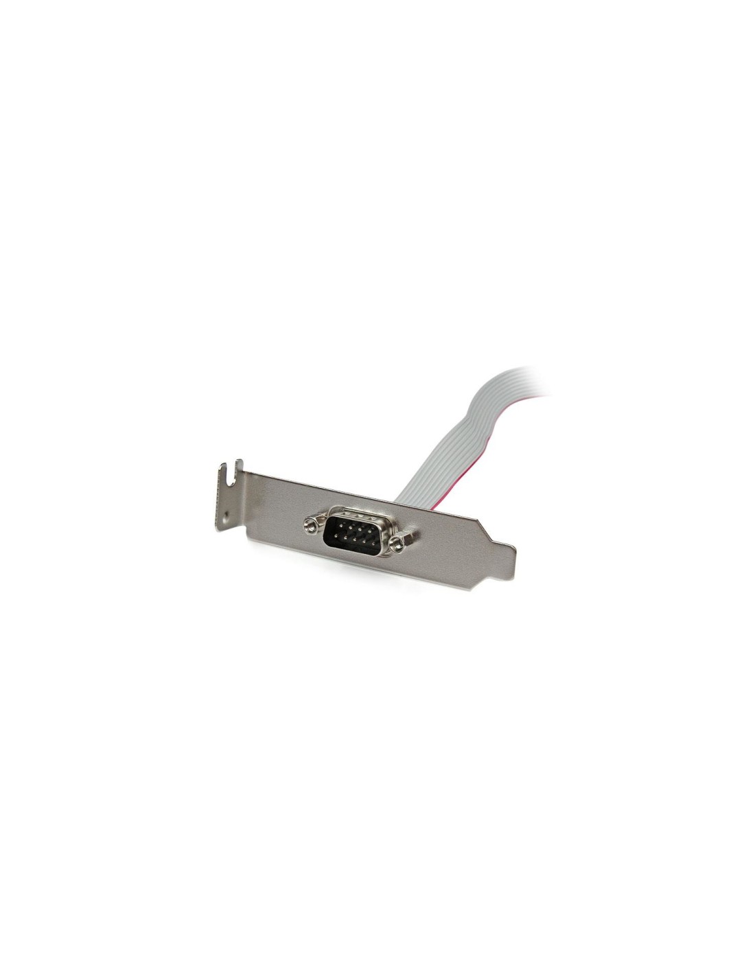 StarTech.com Adaptador de 0.4m Header Cabezal Bracket Serie Serial DB9 RS232 a IDC 10 Pines Placa Base Perfil Bajo