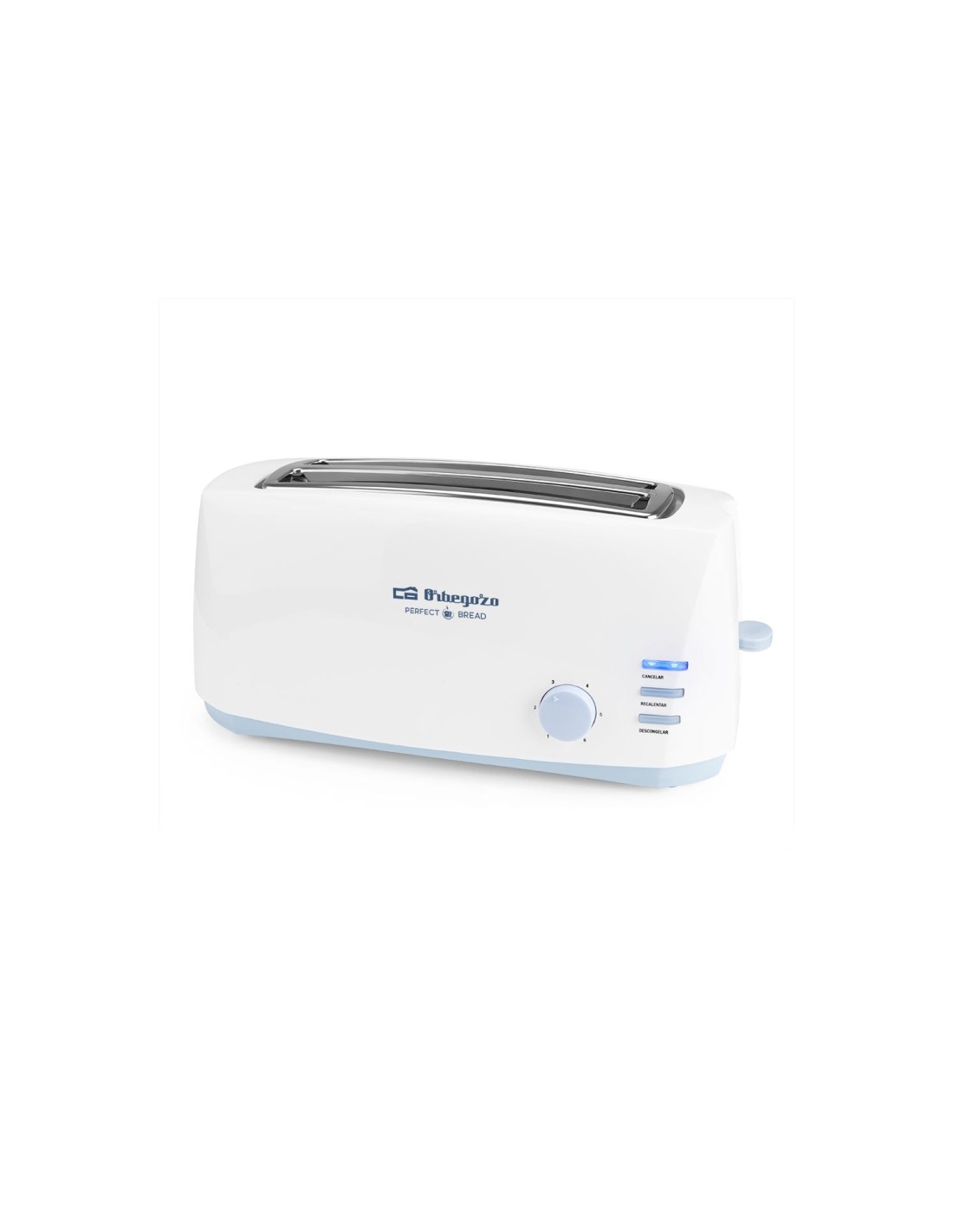 Orbegozo TO 4500 tostadora 4 rebanada(s) 1400 W Blanco