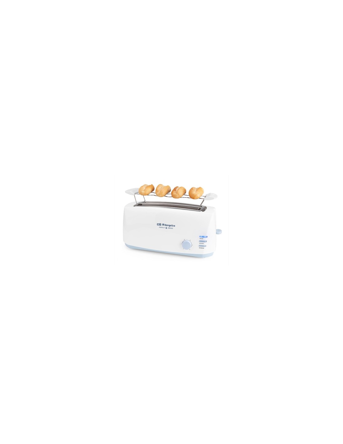 Orbegozo TO 4500 tostadora 4 rebanada(s) 1400 W Blanco